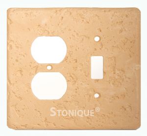 Stonique® Duplex Switch Combo in Cocoa